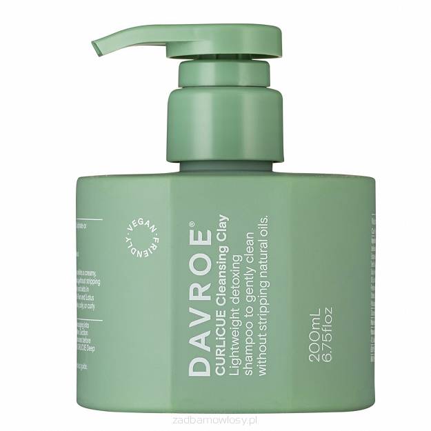 CURLiCUE Cleansing Clay – Oczyszczający szampon z glinką do włosów kręconych i falowanych 200ml