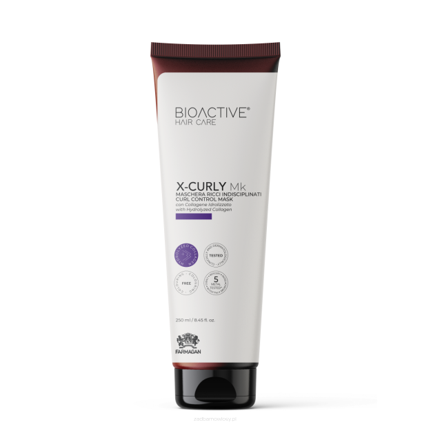 X-CURLY Zdyscyplinowanie włosów maska 250 ML